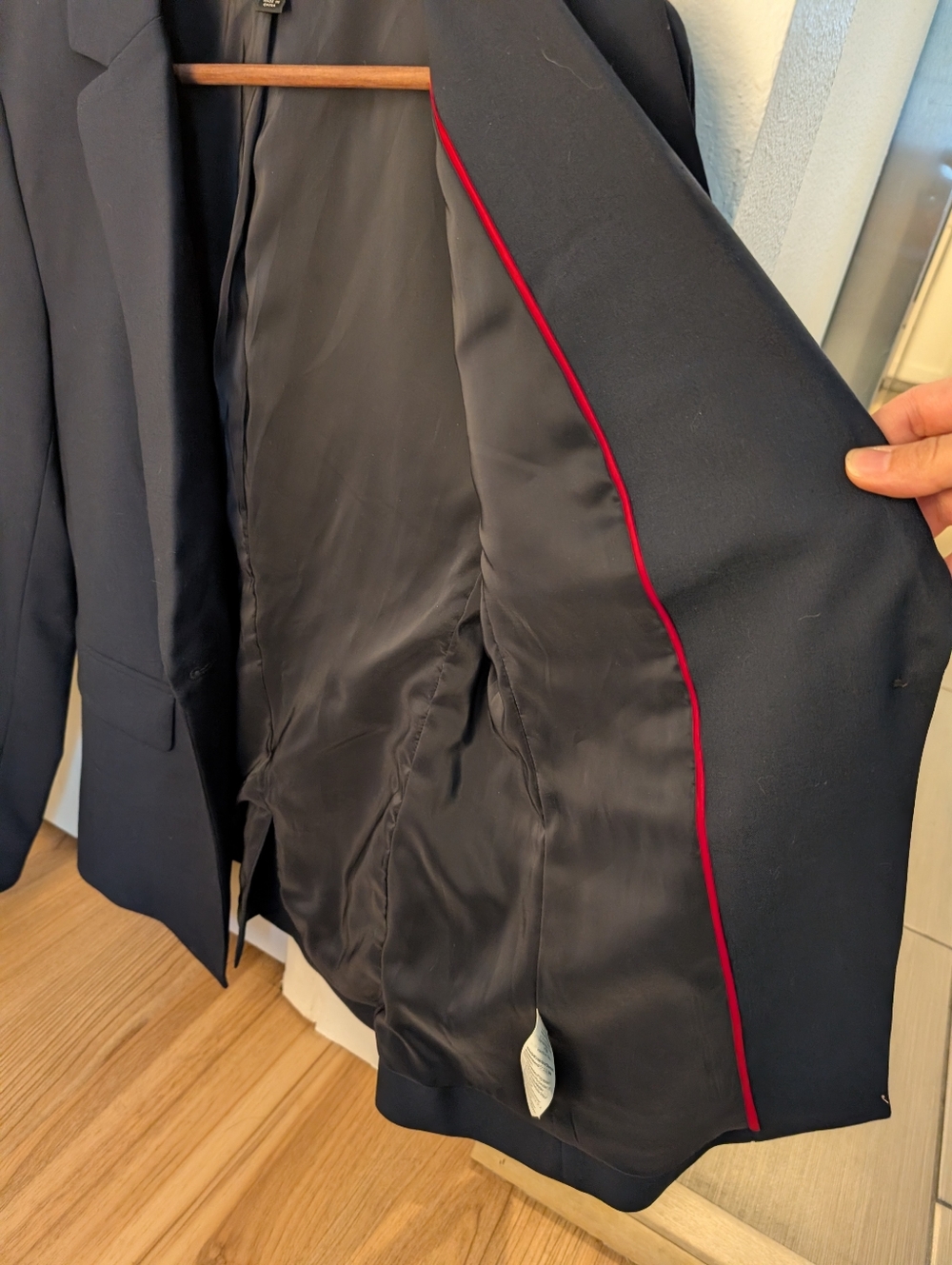 J. Crew Tall Slim Single-Button Blazer In Navy Everyday Wool, 6T (Tall) - Picture 9 of 11